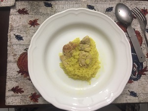 Chicken with Yellow Rice